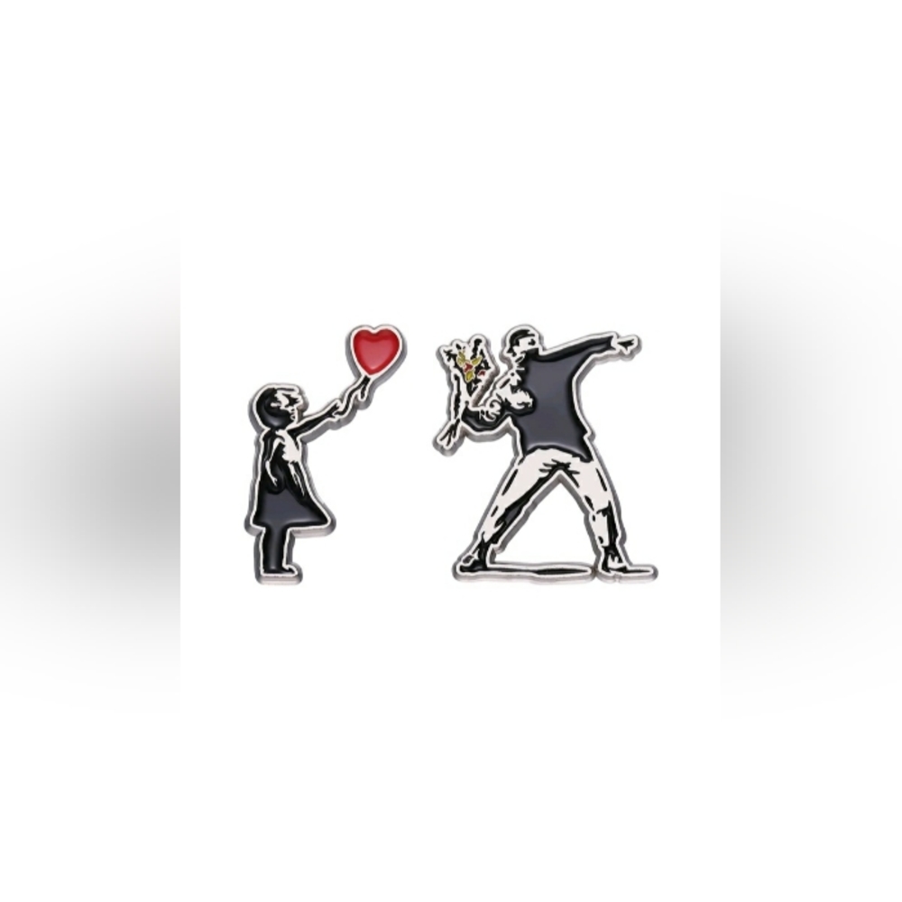 BANKSY PINS